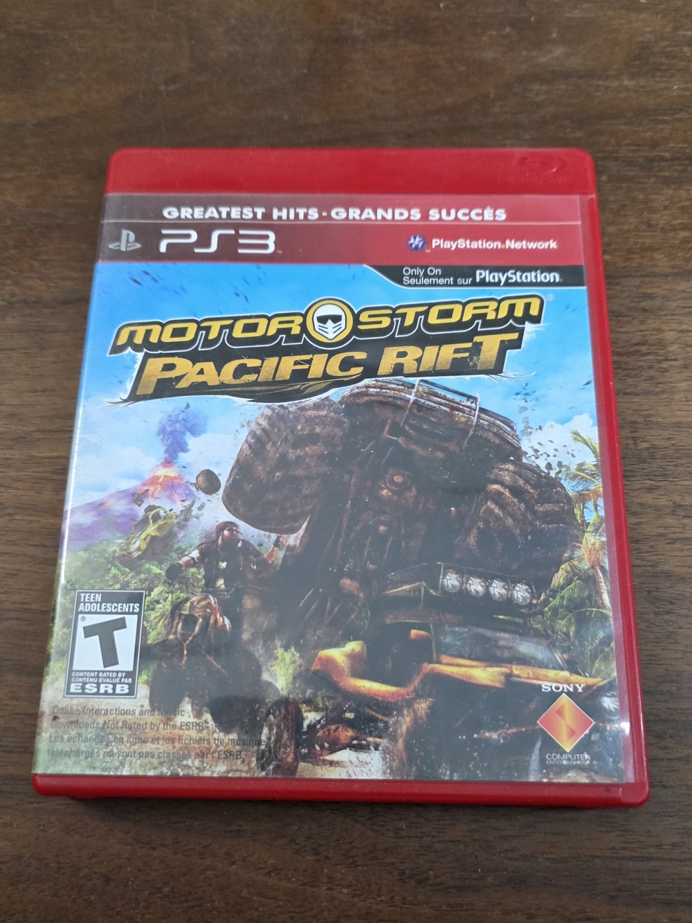 Sony MotorStorm: Pacific Rift (PS3) - Red & Blue Cover